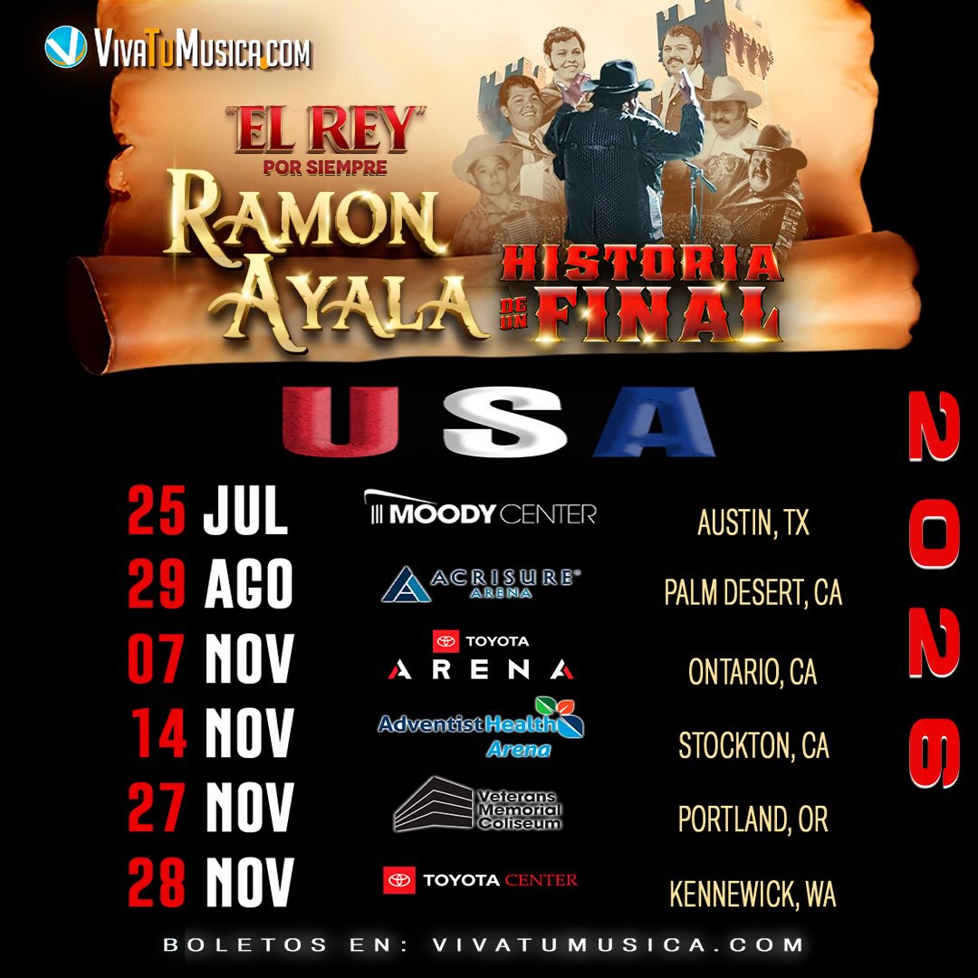 Ramón Ayala Historia De Un Final Tour Poster 2026